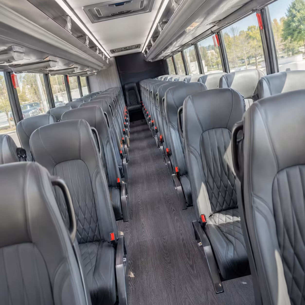 28 passenger minibus interior
