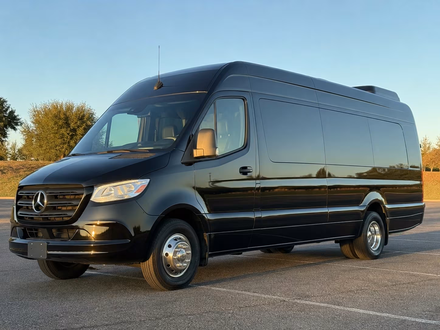 sprinter van with driver