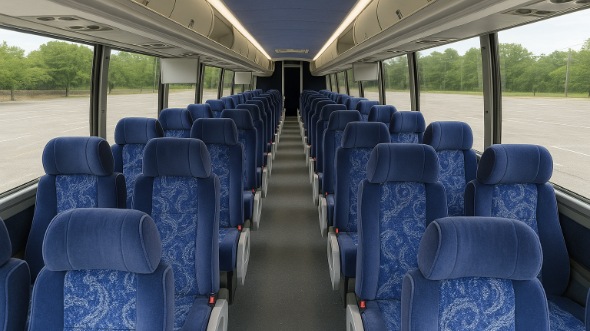 56 passenger charter bus interior lakeland