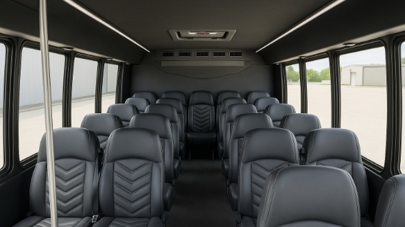 lakeland 28 passenger minibus inside