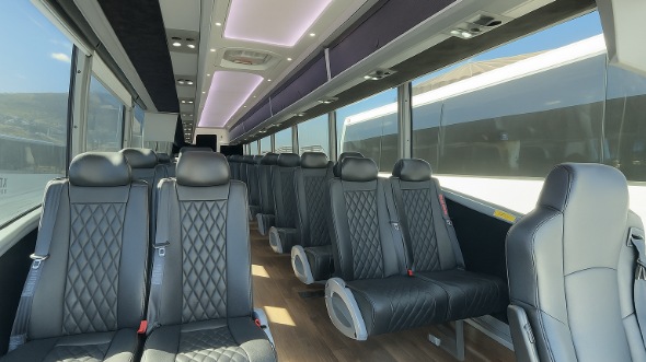 lakeland 30 passenger minibus inside