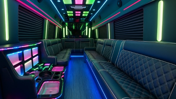 lakeland party bus rental inside