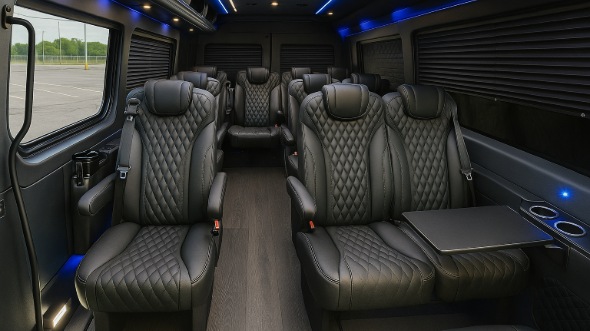 lakeland sprinter van with driver inside