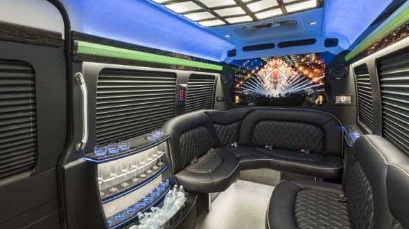 sprinter limo rental interior lakeland